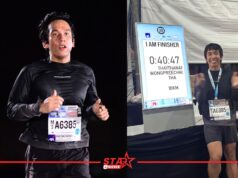 เต Three Man Down ประเดิมสนามวิ่งครั้งแรก! ทำสถิติสวยที่เวลา 40.47 นาที ในระยะ 10K