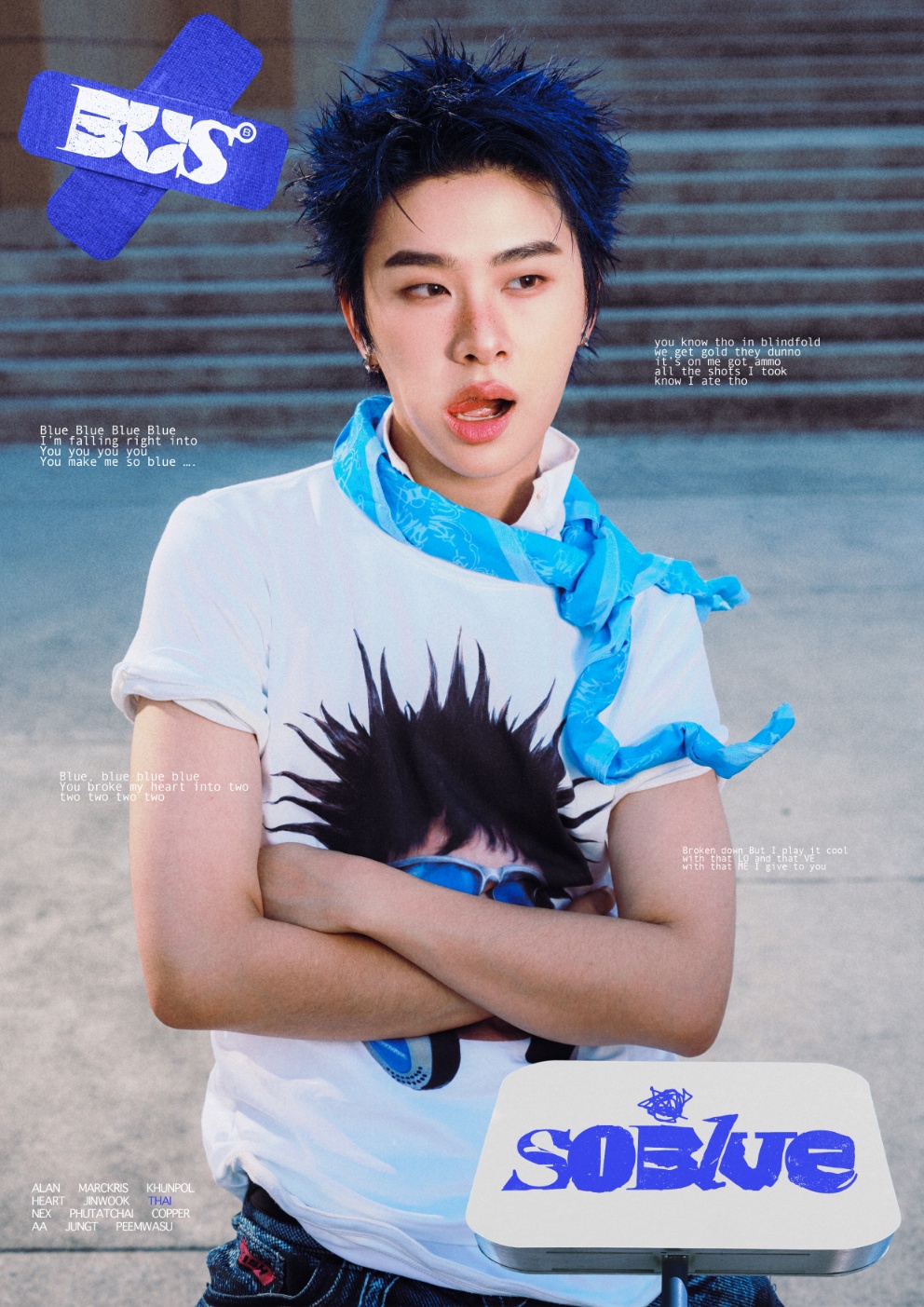 06FINALmemberKV THAI15jan 2 copy 992x1403 1 BUS เสิร์ฟเพลงอกหักสไตล์ตัวดื้อ! ส่งซิงเกิลใหม่ "So Blue" แซดแต่ยังซ่า เพลงอกหักสุดกวนที่ฉีกกฎความเศร้าเดิมๆ