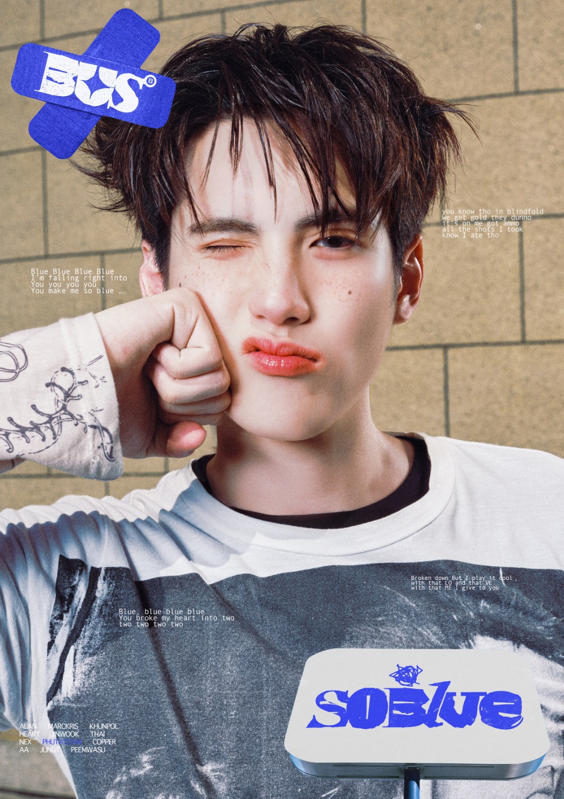 08FINALmemberKV Phu14jan copy 1111x1572 1 BUS เสิร์ฟเพลงอกหักสไตล์ตัวดื้อ! ส่งซิงเกิลใหม่ "So Blue" แซดแต่ยังซ่า เพลงอกหักสุดกวนที่ฉีกกฎความเศร้าเดิมๆ