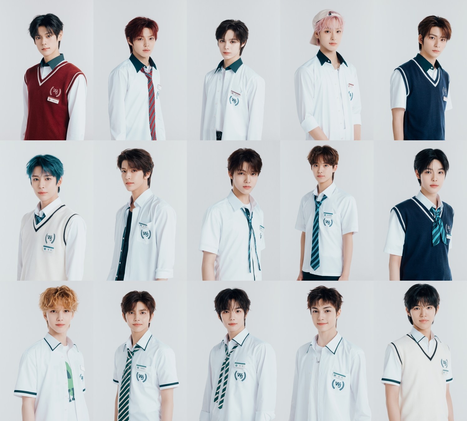 SMTR25 ทีมศิลปินฝึกหัดชายหลากหลายสัญชาติภายใต้สังกัด SM ENTERTAINMENT<ภาพซ้ายสุด แถวที่ 1> เรียงลำดับจากซ้ายไปขวา : NICHOLAS, KASSHO, JUSTIN, HYUNJUN, WOOLIN <ภาพซ้ายสุด แถวที่ 2> เรียงลำดับจากซ้ายไปขวา : HANBI, SONGHA, KACHIN, SADAHARU, TATA <ภาพซ้ายสุด แถวที่ 3> เรียงลำดับจากซ้ายไปขวา : DANIEL, HARUTA, HAMIN, CHARLIE, JAEWON