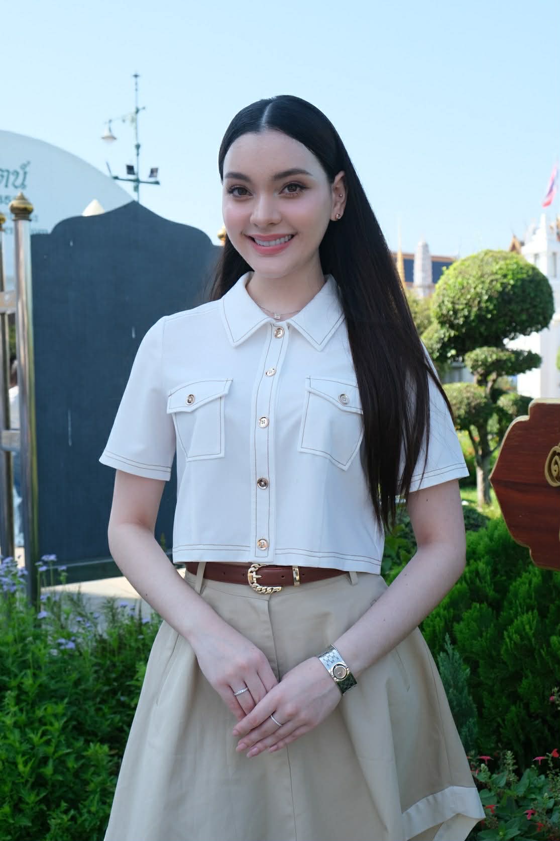 Messenger creation 723C7AAA C652 42C9 86C6 F730AAFA1B24 เปิดวาร์ป "พิ้งกี้" สวยครบเครื่อง ดีกรีนักศึกษาแพทย์ศิริราช "ป๋าเอกชัย" ดันบทนางเอก "สรรพลี้หวน"