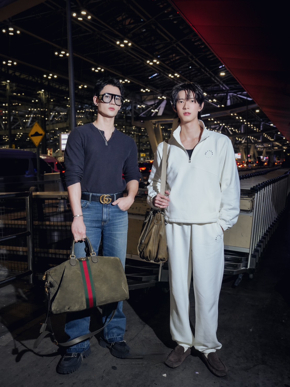 S 50511945 0 จัดเต็มความหล่อ! "พูห์-พาเวล" ปล่อย Airport Look สุดปัง เตรียมลุย Milan Fashion Week 2026 