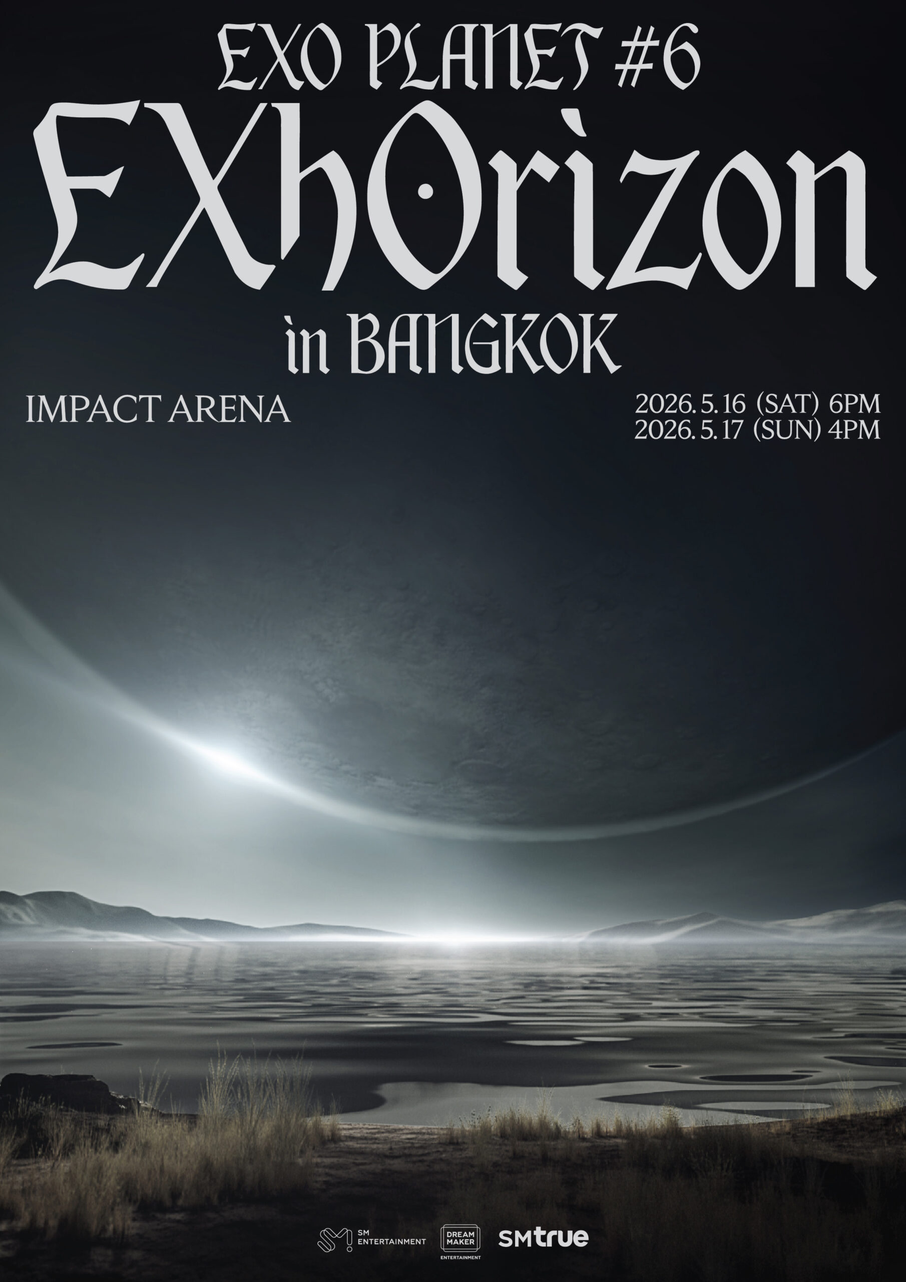 โปสเตอร์ คอนเสิร์ต EXO PLANET 6 EXhOrizon in BANGKOK scaled EXO คืนสู่บัลลังก์ส่งคอนเสิร์ตเต็มรูปแบบครั้งที่หก ‘EXO PLANET #6 - EXhOrizon in BANGKOK’ วันที่ 16 และ 17 พฤษภาคม 2026 ณ อิมแพ็ค อารีน่า