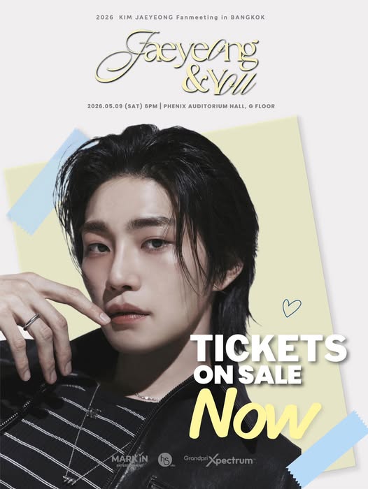 2026 KIM JAEYEONG Fanmeeting in BANGKOK Kim JaeYeong เตรียมทำแฟนๆใจสั่นในงาน “2026 KIM JAEYEONG Fanmeeting in BANGKOK <Jaeyeong & You>”