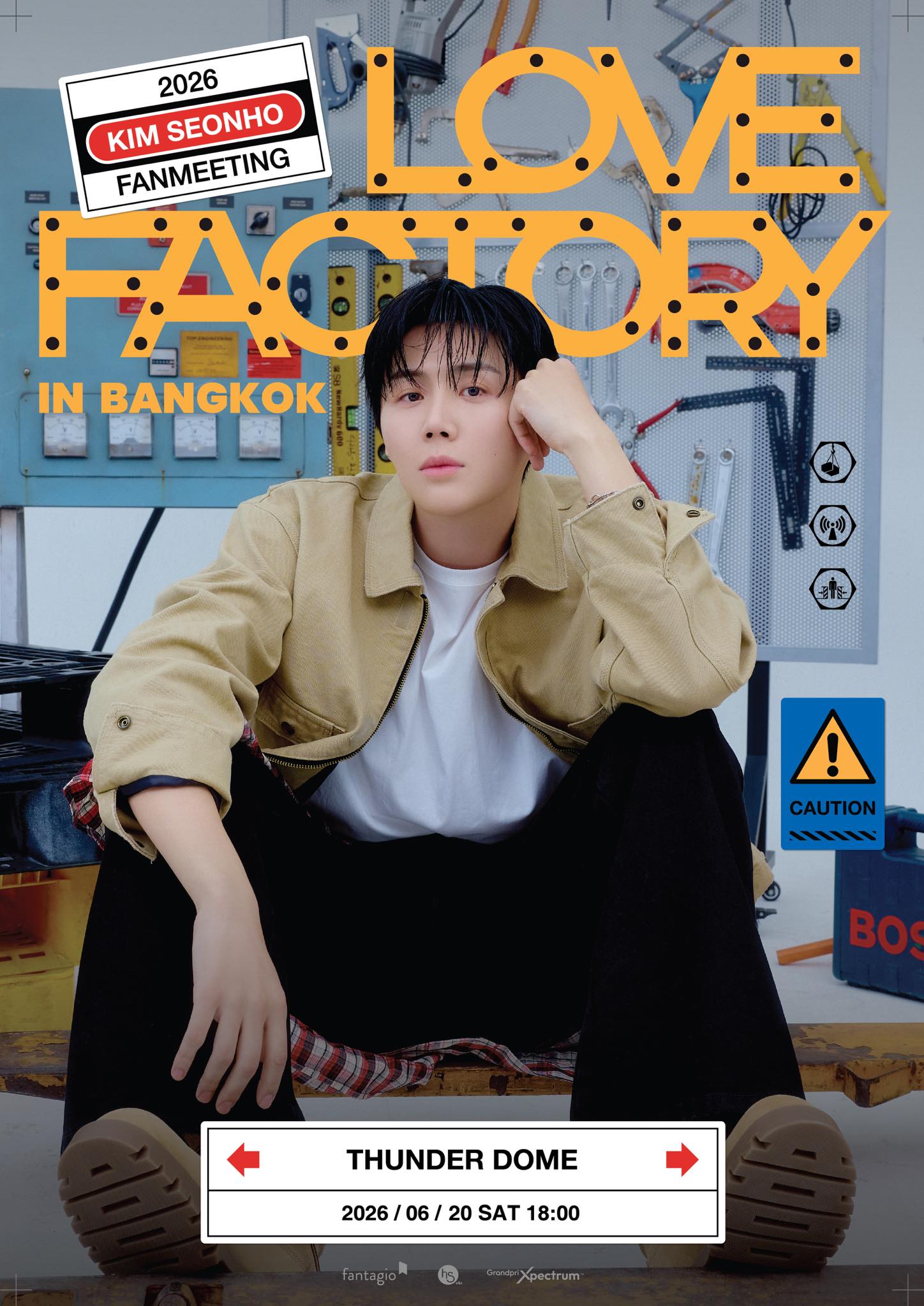 2026 KIM SEONHO FANMEETING LOVE FACTORY in Bangkok คิม ซอนโฮ คัมแบ็กไทยในงาน “2026 KIM SEONHO FANMEETING <LOVE FACTORY> in Bangkok” เสิร์ฟความฟิน 20 มิถุนายน 2569 ณ Thunder Dome เมืองทองธานี