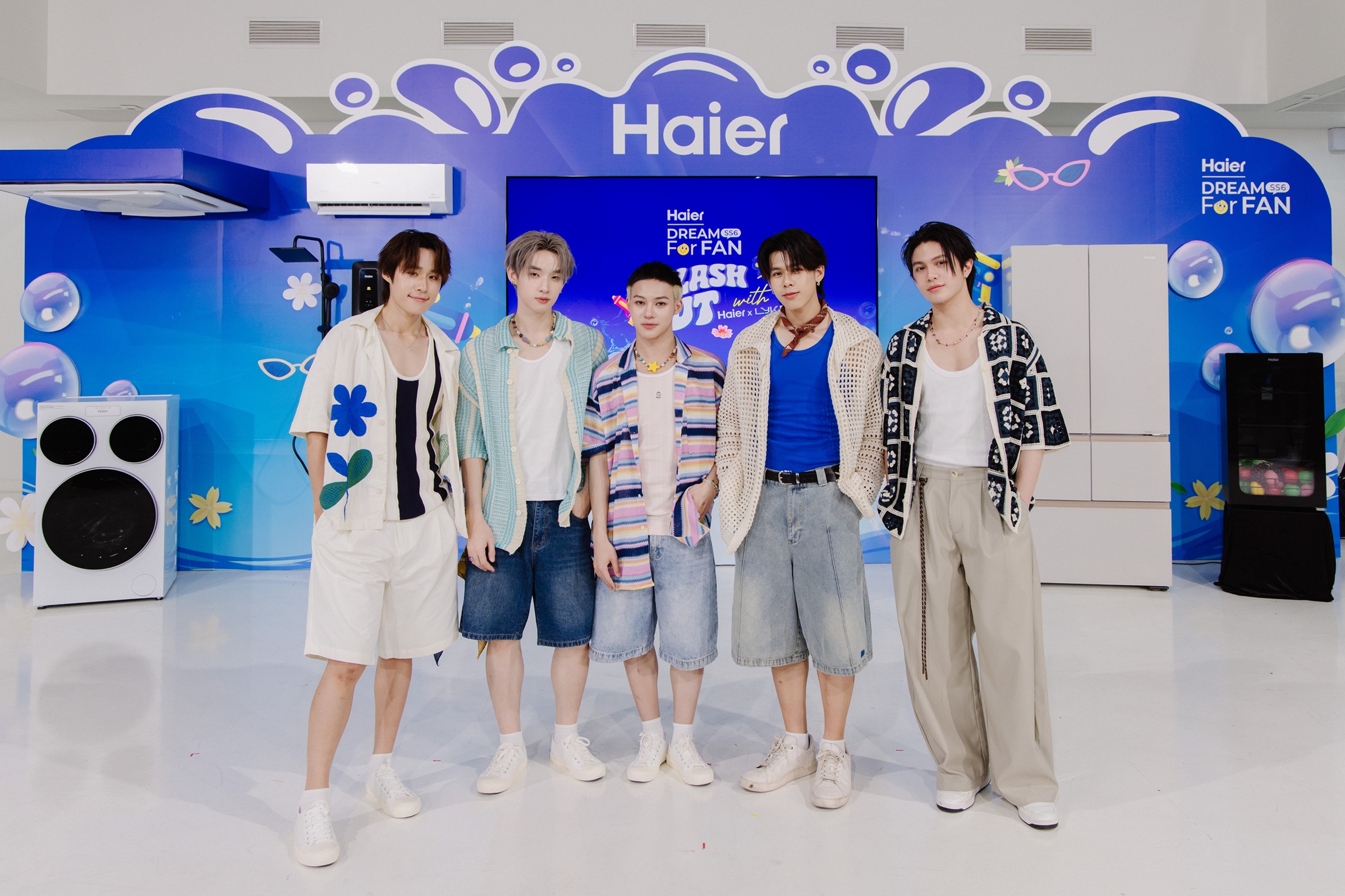 HA88061 ดาเมจทะลุองศา! 5 หมาป่าหนุ่ม LYKN สาดความหล่อกิจกรรม Haier