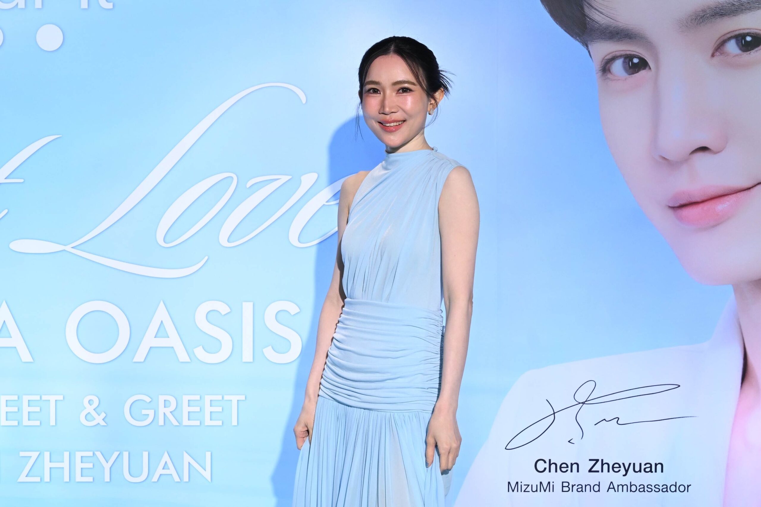 คุณหนุย–วริษฐาสืบพันธ์วงษ์ copy 2986x1991 scaled MizuMi พาพระเอกหนุ่มสุดฮอต Chen Zheyuan มาเสิร์ฟโมเมนต์เฟิร์สเลิฟในงาน "MizuMi x Chen Zheyuan Exclusive Meet & Greet: First Love in Aqua Oasis"