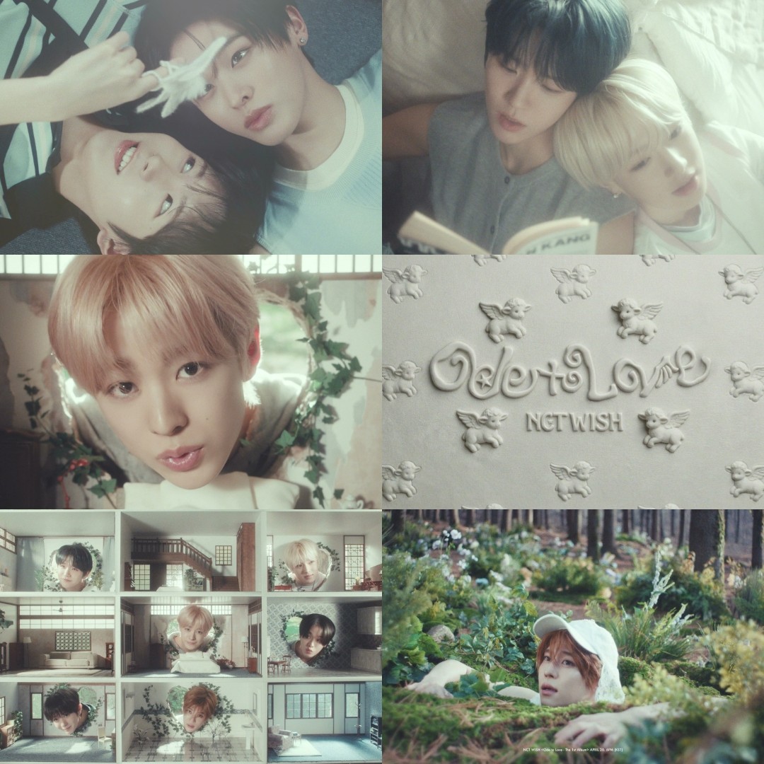 ภาพแคปเจอร์ MV เพลงไตเติล Ode to Love NCT WISH อัลบั้มเต็มชุดแรก Ode to Love NCT WISH ส่ง 10 เพลง ร้อยเรียงเอกลักษณ์ทางดนตรีชัดเจนกับอัลบั้มเต็มชุดแรก 'Ode to Love'
