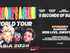 ‘5 Seconds Of Summer’ กลับมาแล้ว ใน “Everyone’s A Star!” 9 พฤศจิกายนนี้ ที่ยูโอบี ไลฟ์