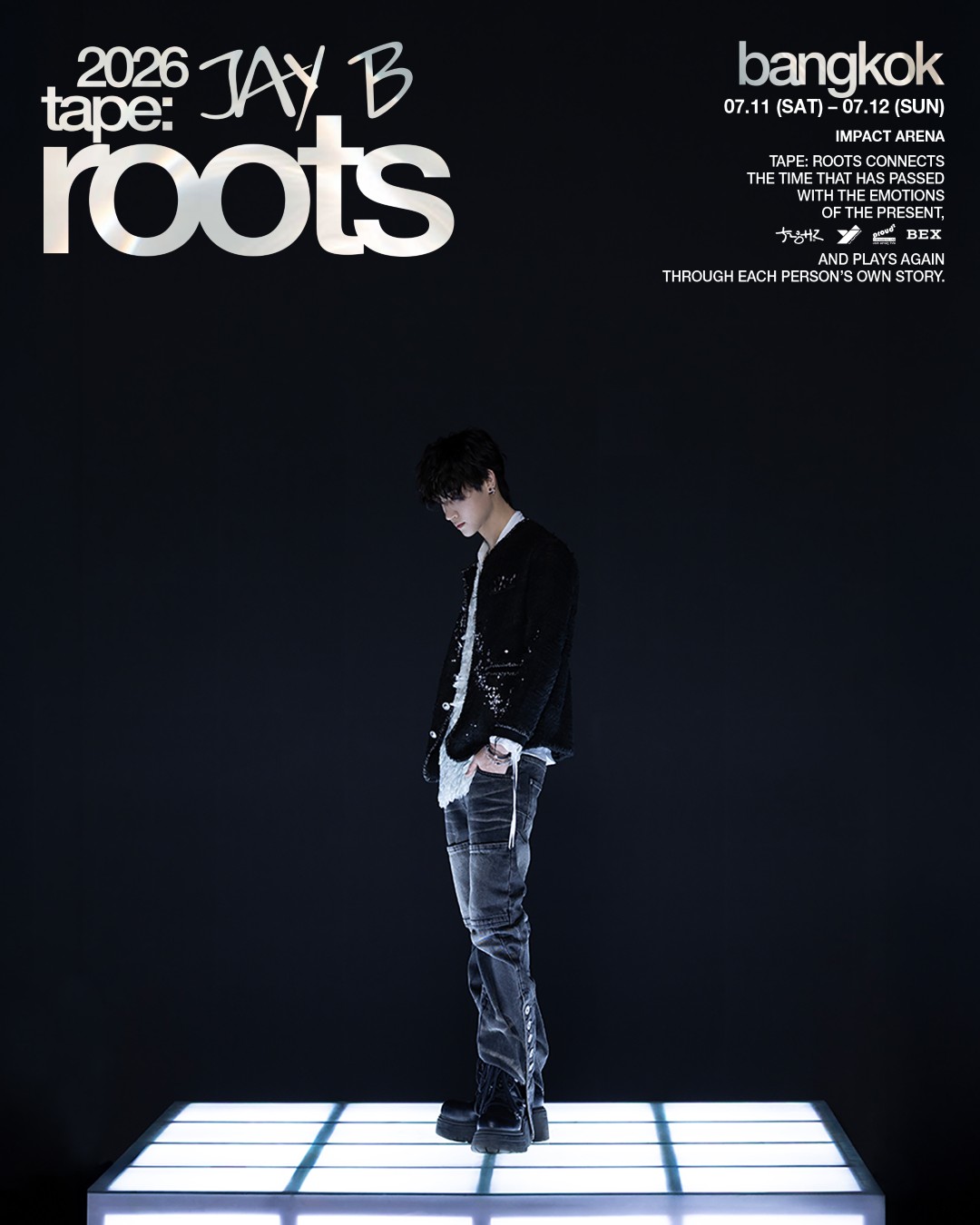 “JAY B” กลับมาหาแฟนไทยกับคอนเสิร์ต “2026 JAY B tape: roots bangkok” 11–12 กรกฎาคมนี้ ณ IMPACT ARENA 1 1. JAY B Roots Poster bangkok final SNS Ver 0 “JAY B” กลับมาหาแฟนไทยกับคอนเสิร์ต “2026 JAY B tape: roots bangkok” 11–12 กรกฎาคมนี้ ณ IMPACT ARENA