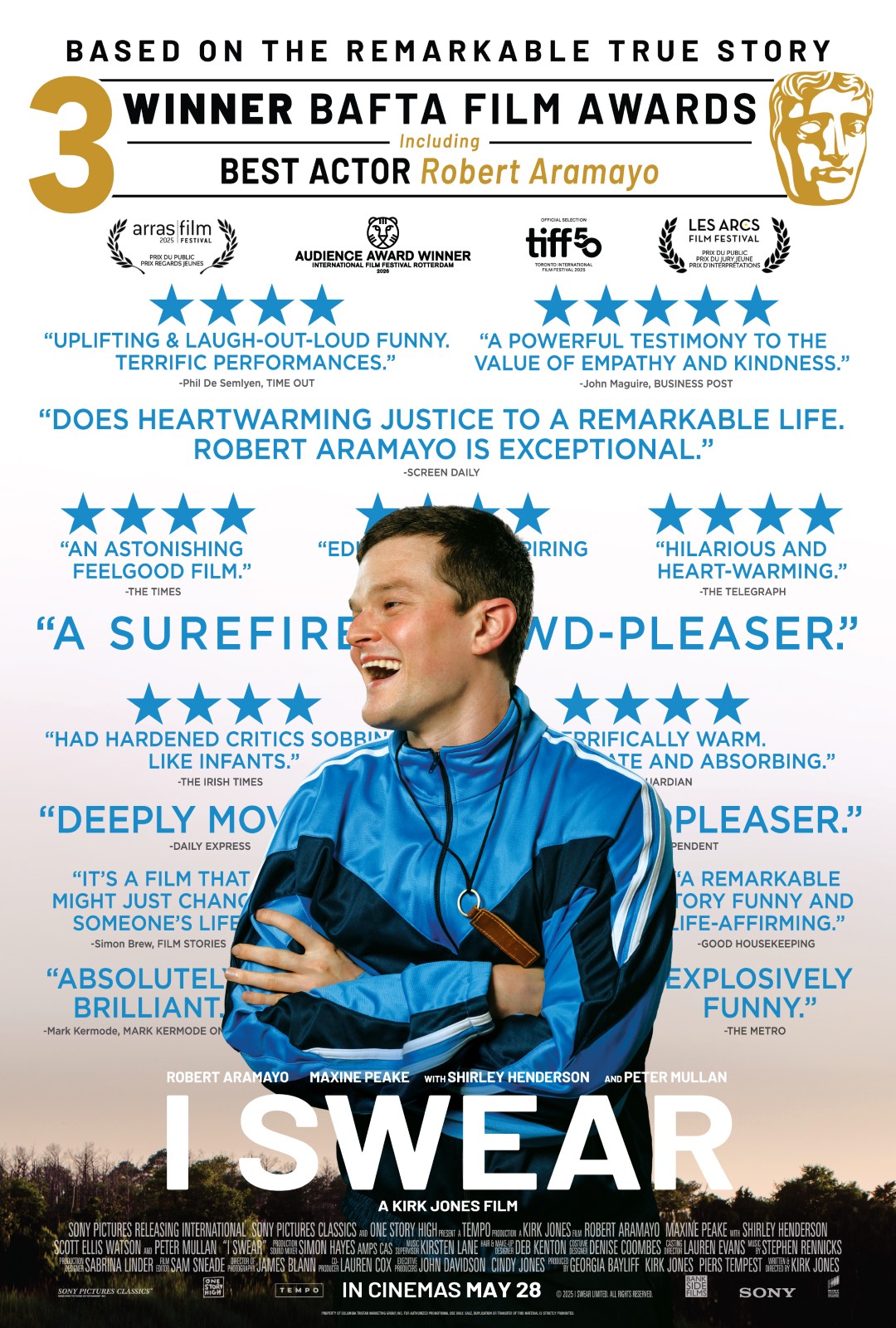 SWEAR INTL 1SHT FNL ภาพยนตร์สร้างแรงบันดาลใจ "I SWEAR" กวาด 3 รางวัล BAFTA เข้าฉาย 28 พฤษภาคมนี้ที่ House Samyan