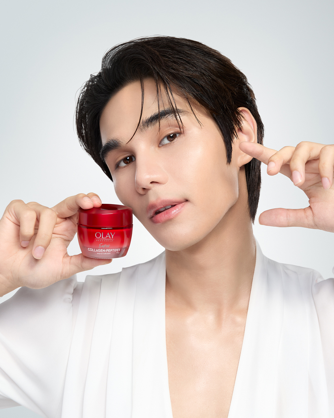 04 0 Jeff Satur ขึ้นแท่น Friends of Olay คนใหม่ ยกหน้าให้ Olay Super Collagen-Peptides Moisturiser