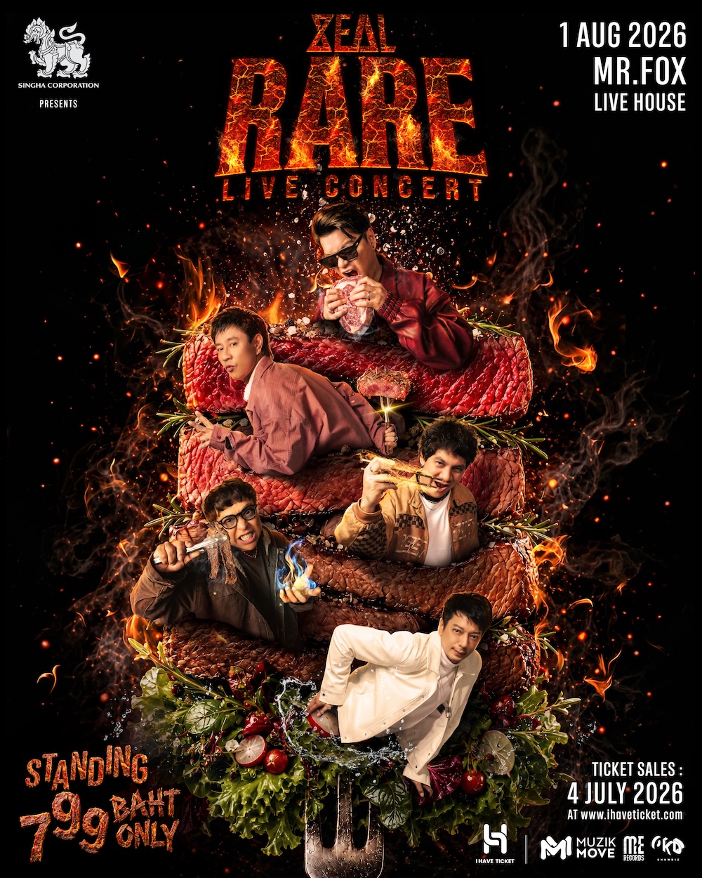 KV ZEAL RARE LIVE CONCERT FINAL "ZEAL ประกาศคอนเสิร์ตในรอบ 10 ปี! ใน ‘ZEAL RARE LIVE CONCERT’ 1 ส.ค. นี้!" ณ MR.FOX LIVE HOUSE