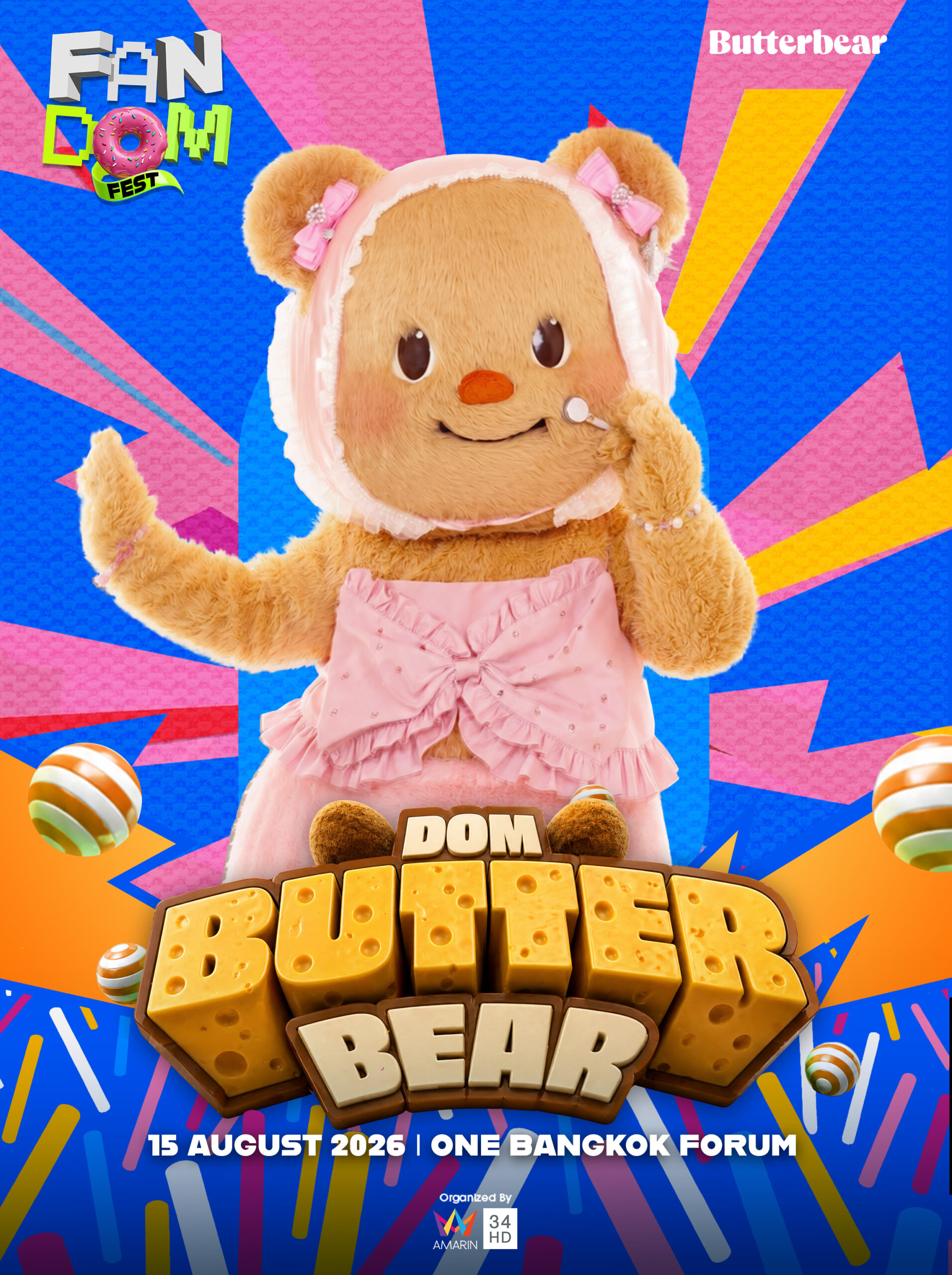 butter B scaled “FANDOM FEST” รวมพลังแฟนคลับ T-POP ครั้งยิ่งใหญ่ PROXIE - ZEE-NUNEW - GELBOYS - BUTTERBEAR - PUN เสาร์ที่ 15 สิงหาคม 2569 ณ One Bangkok Forum