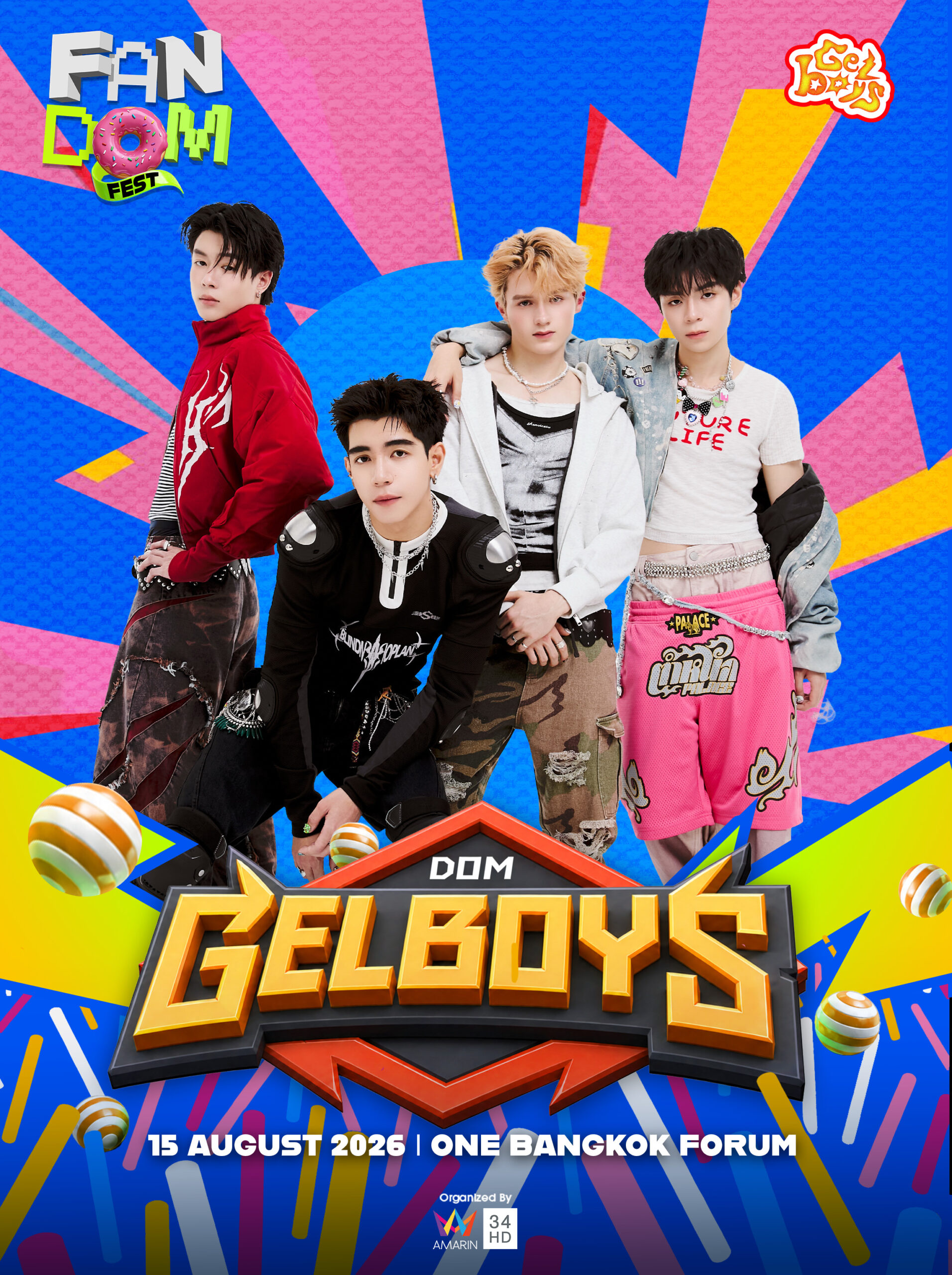 gelboys scaled “FANDOM FEST” รวมพลังแฟนคลับ T-POP ครั้งยิ่งใหญ่ PROXIE - ZEE-NUNEW - GELBOYS - BUTTERBEAR - PUN เสาร์ที่ 15 สิงหาคม 2569 ณ One Bangkok Forum