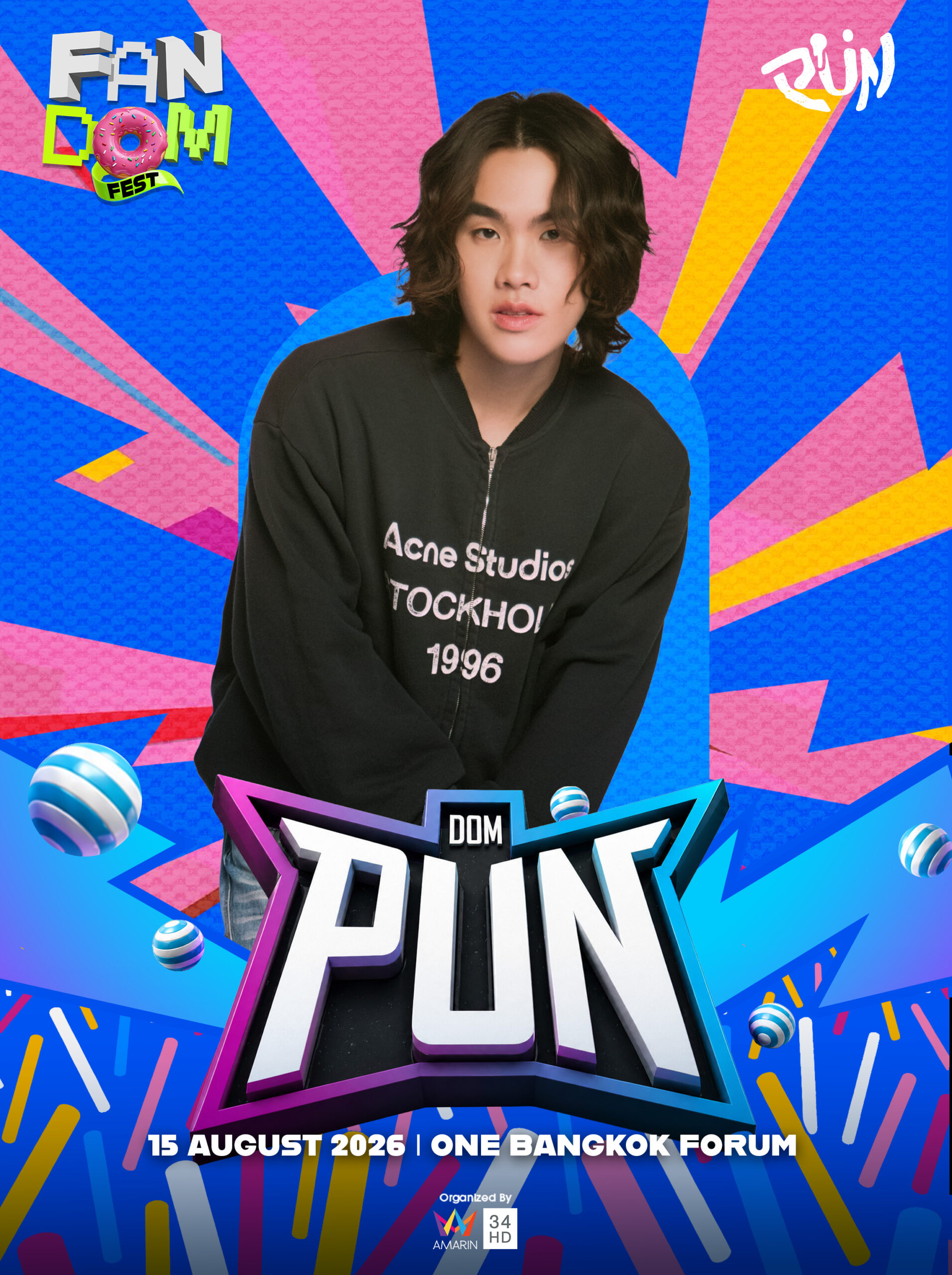 pun scaled “FANDOM FEST” รวมพลังแฟนคลับ T-POP ครั้งยิ่งใหญ่ PROXIE - ZEE-NUNEW - GELBOYS - BUTTERBEAR - PUN เสาร์ที่ 15 สิงหาคม 2569 ณ One Bangkok Forum