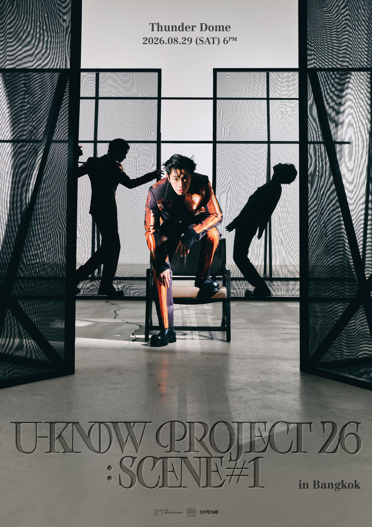 U-KNOW แห่ง TVXQ! จัดคอนเสิร์ตเดี่ยว ‘U-KNOW PROJECT 26 : SCENE#1 in BANGKOK’ 29 ส.ค. 2026 เวลา 18:00 น. ณ ธันเดอร์โดม 1 ภาพโปสเตอร์ คอนเสิร์ต U KNOW PROJECT 26 SCENE1 in BANGKOK U-KNOW แห่ง TVXQ! จัดคอนเสิร์ตเดี่ยว ‘U-KNOW PROJECT 26 : SCENE#1 in BANGKOK’ 29 ส.ค. 2026 เวลา 18:00 น. ณ ธันเดอร์โดม