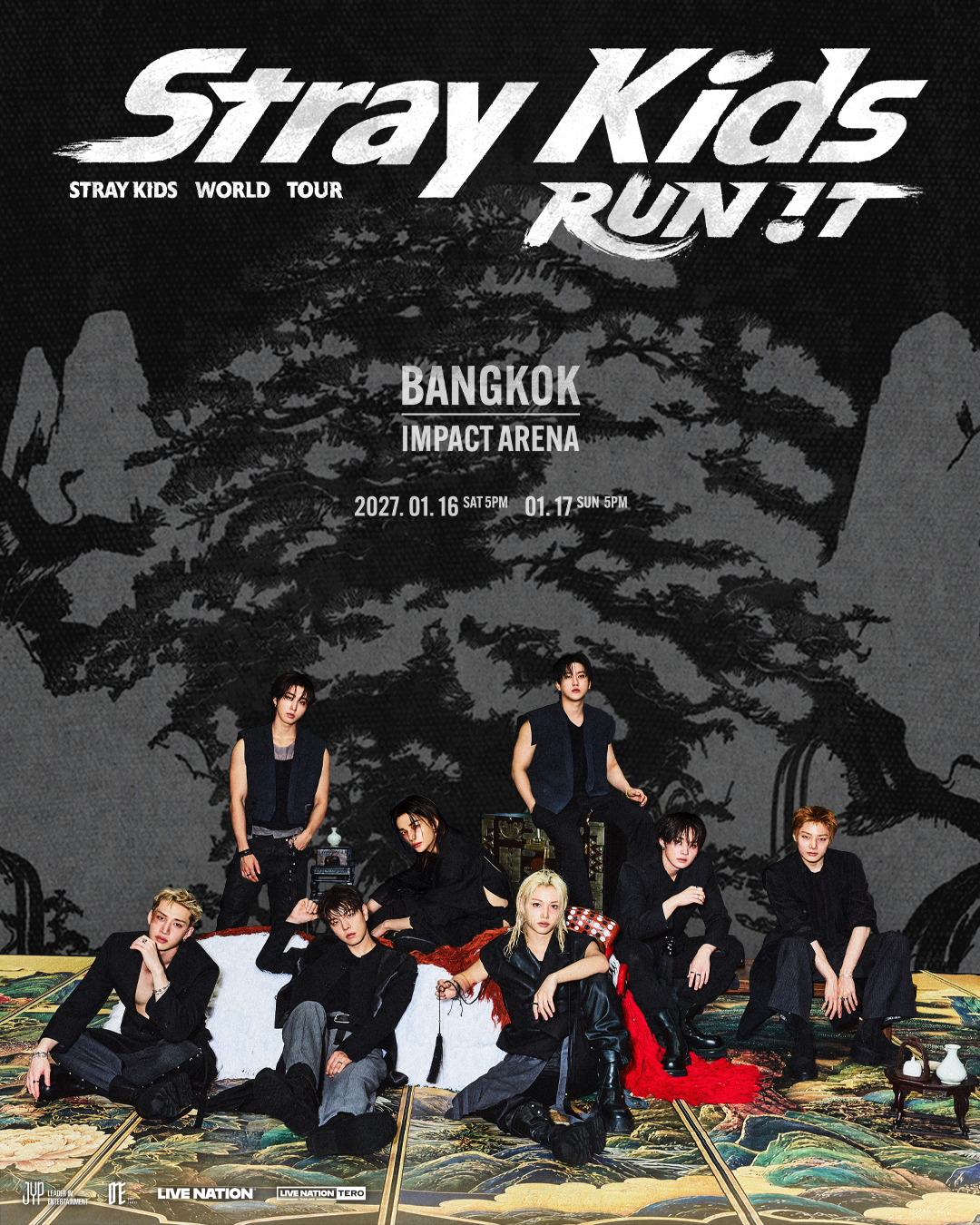 01 1080x1350 1 STRAY KIDS กลับมาอีกครั้งกับคอนเสิร์ตสุดวิ่ง สุดซิ่ง! STRAY KIDS WORLD TOUR <RUN IT BANGKOK> 16–17 มกราคม 2570 ที่อิมแพ็ค อารีน่า