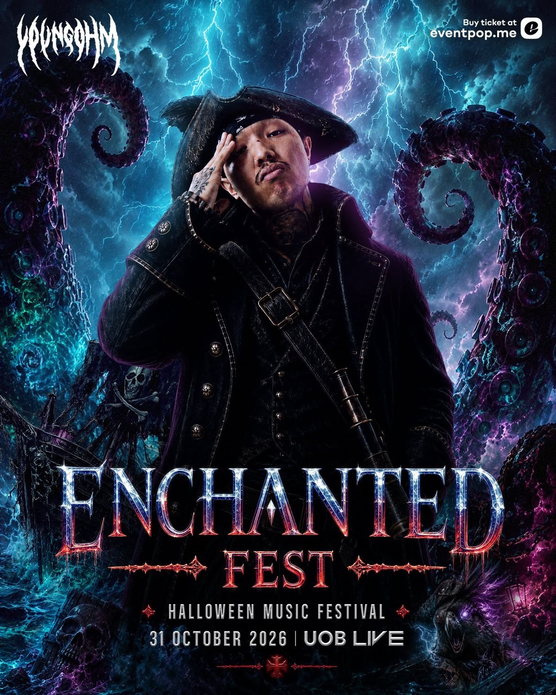 1787395737922 ENCHANTED FEST 2026 ปลุก 8 ศิลปินตัวท็อป เปิดอาณาจักร “FROZEN NIGHTMARE” 31 ต.ค. 69 ณ UOB Live ห้าง Emsphere