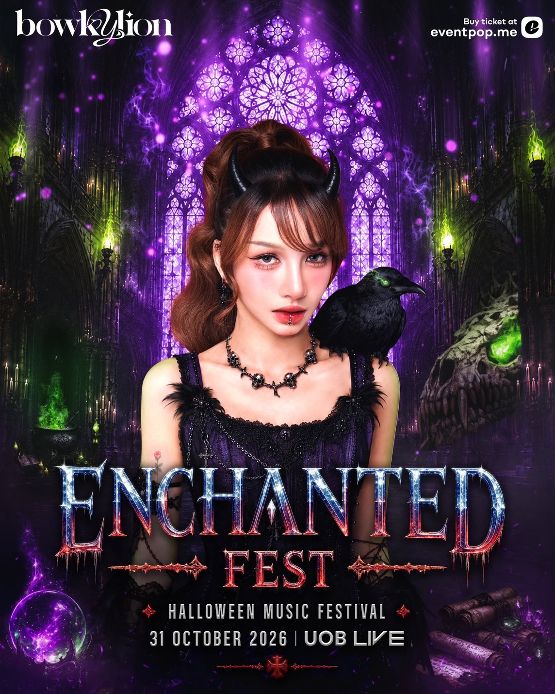 1787395739252 ENCHANTED FEST 2026 ปลุก 8 ศิลปินตัวท็อป เปิดอาณาจักร “FROZEN NIGHTMARE” 31 ต.ค. 69 ณ UOB Live ห้าง Emsphere