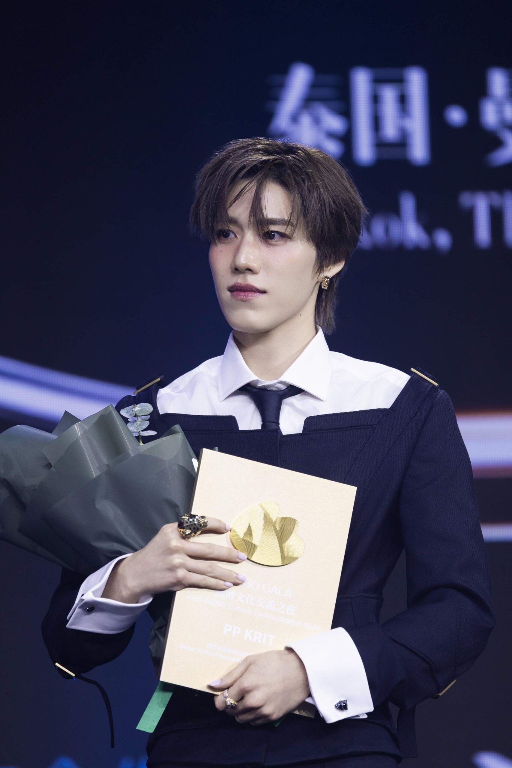 PP KRITWeibo Thailand Outstanding Music Expression ArtistWeibo Gala 2026 Weibo Cultural Communication Night 3 scaled “พีพี กฤษฏ์” ผงาดคว้ารางวัลรางวัลศิลปินโดดเด่น Weibo Gala 2026 พร้อมโชว์เพลง “Your Candy” ครั้งแรก