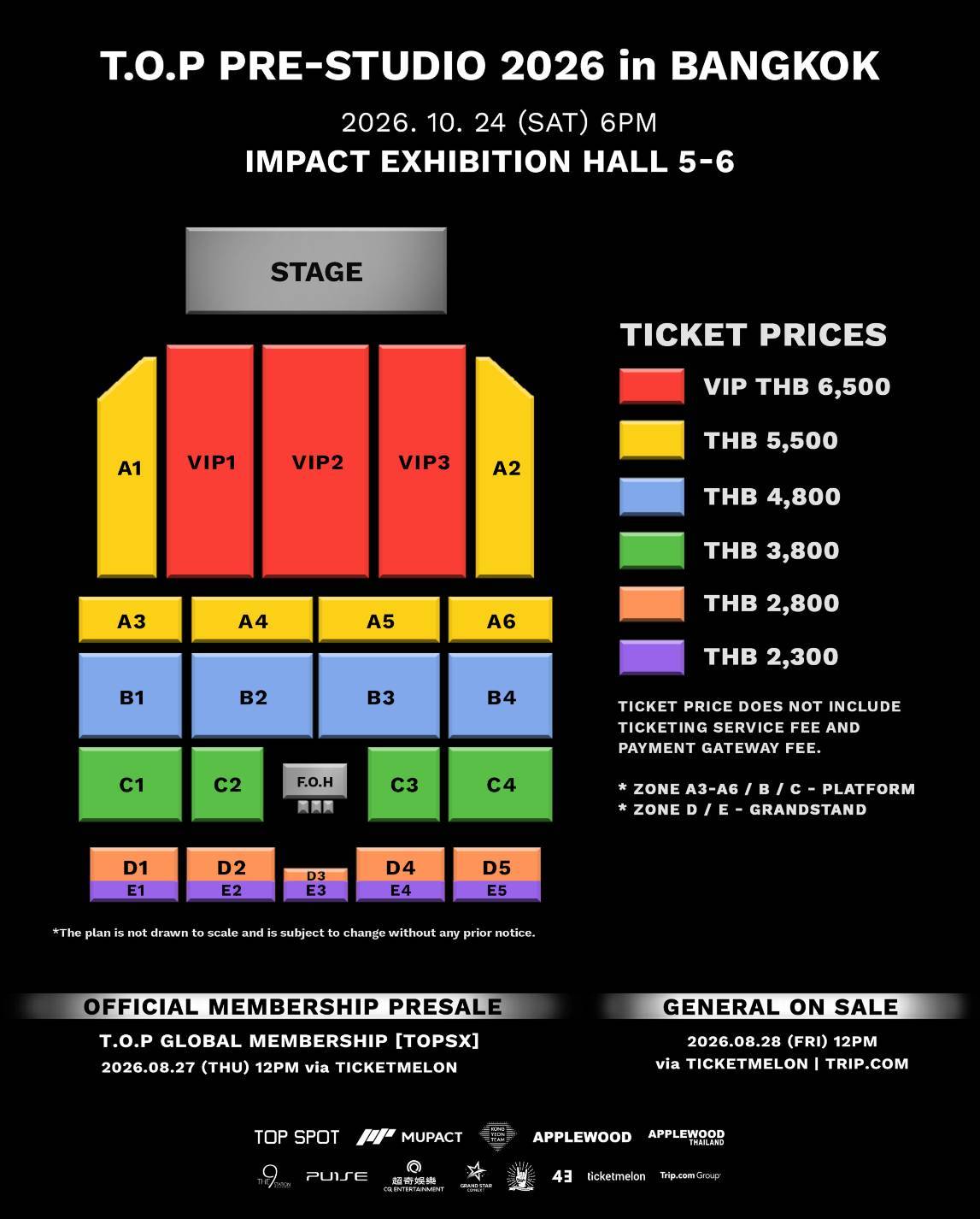 T.O.P PRE STUDIO 2026 in Bangkok 2 “T.O.P PRE-STUDIO 2026 in Bangkok” แฟนมีตติ้งทัวร์เดี่ยวครั้งแรกของ “T.O.P” 24 ตุลาคมนี้ ณ IMPACT Exhibition Hall