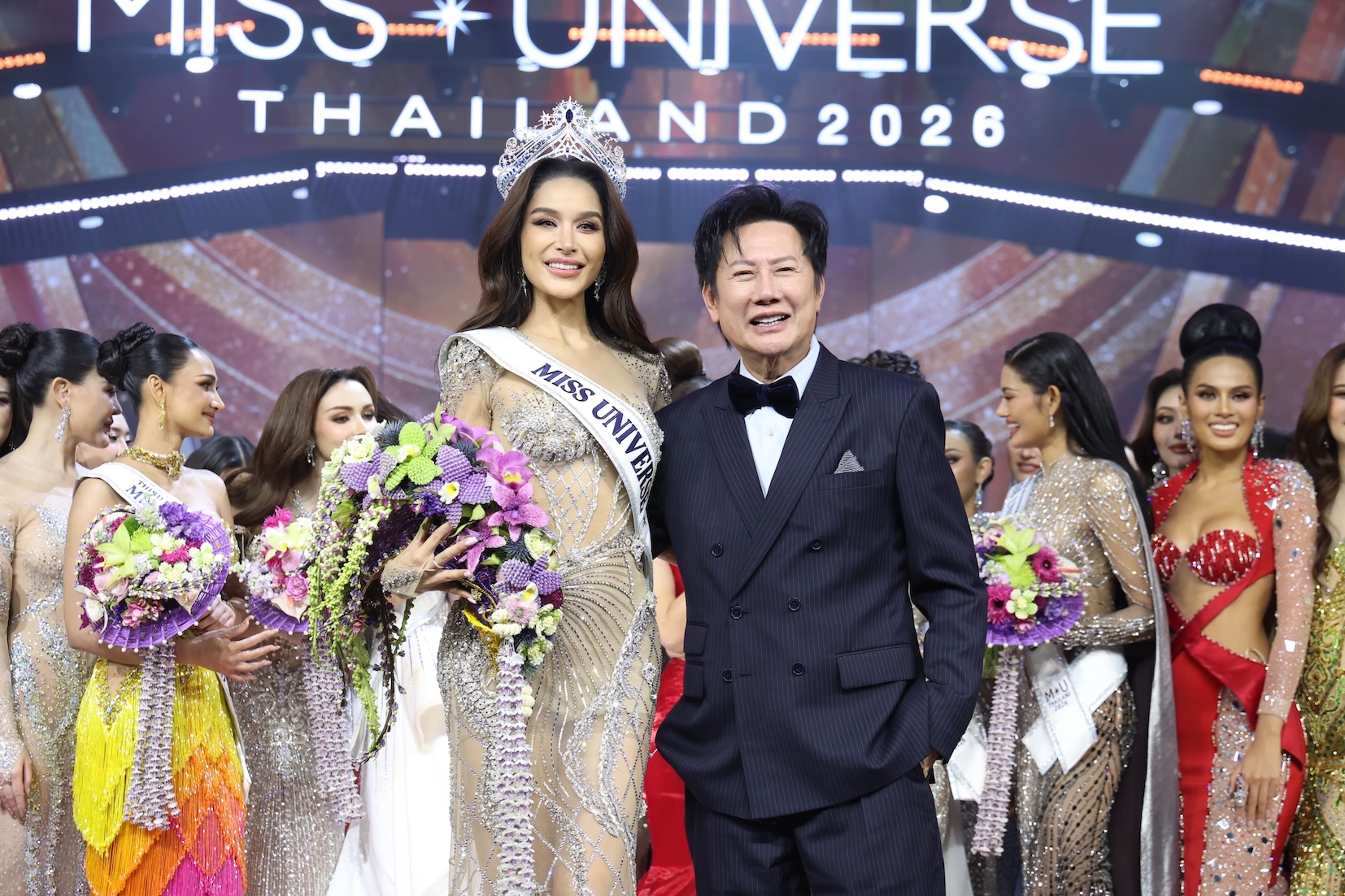 บอสณวัฒน์ กับ ทารีน่า “ทารีน่า โบเทส” คว้ามงกุฏ Miss Universe Thailand 2026