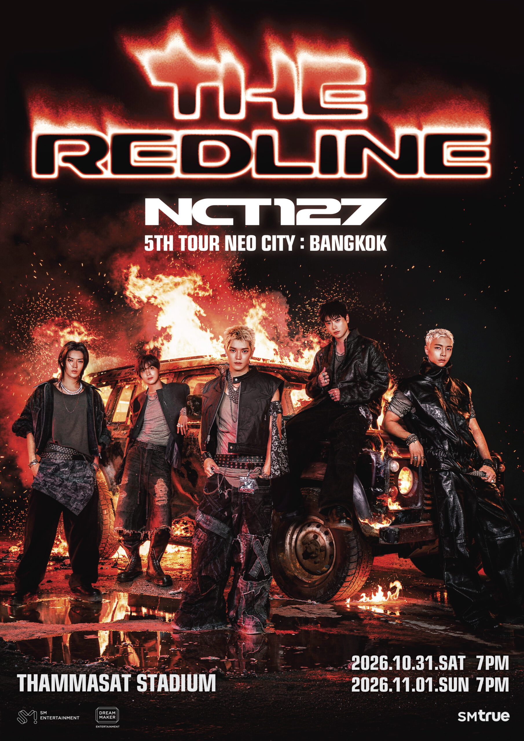 ฉลองครบรอบ 10 ปีของ NCT 127 กับ 'NCT 127 5TH TOUR 'NEO CITY : BANGKOK - THE REDLINE'' 31 ต.ค. และ 1 พ.ย. 69 ณ ธรรมศาสตร์ สเตเดียม 1 ภาพโปรโมตหลัก คอนเสิร์ต NCT 127 5TH TOUR NEO CITY BANGKOK THE REDLINE scaled ฉลองครบรอบ 10 ปีของ NCT 127 กับ 'NCT 127 5TH TOUR 'NEO CITY : BANGKOK - THE REDLINE'' 31 ต.ค. และ 1 พ.ย. 69 ณ ธรรมศาสตร์ สเตเดียม
