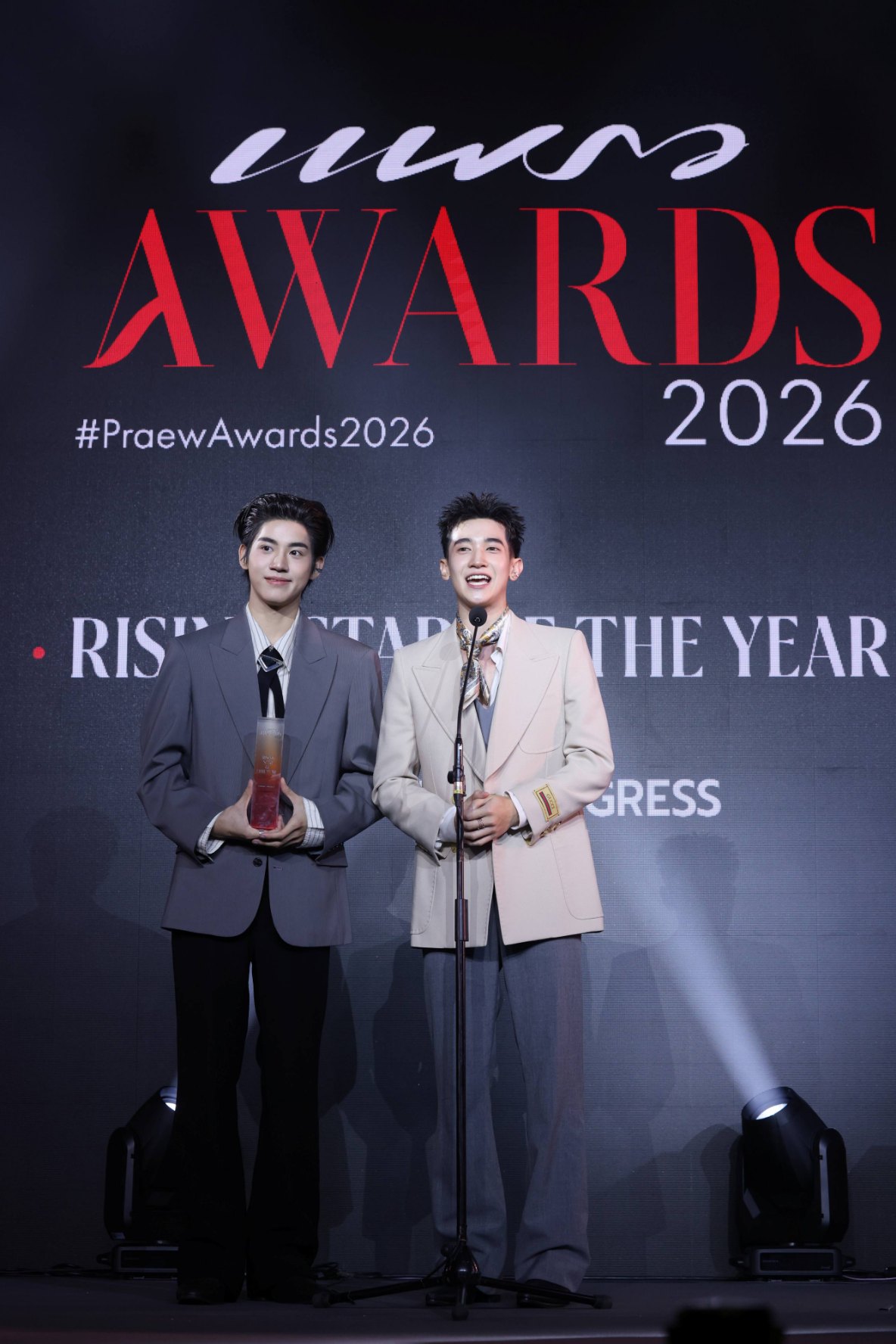 10 รางวัล Rising Star of The Year Praew Awards 2026 งานประกาศรางวัล ในวาระครบรอบ 47 ปี นิตยสารแพรว มอบให้แก่บุคคลที่โดดเด่นในแต่ละสาขา