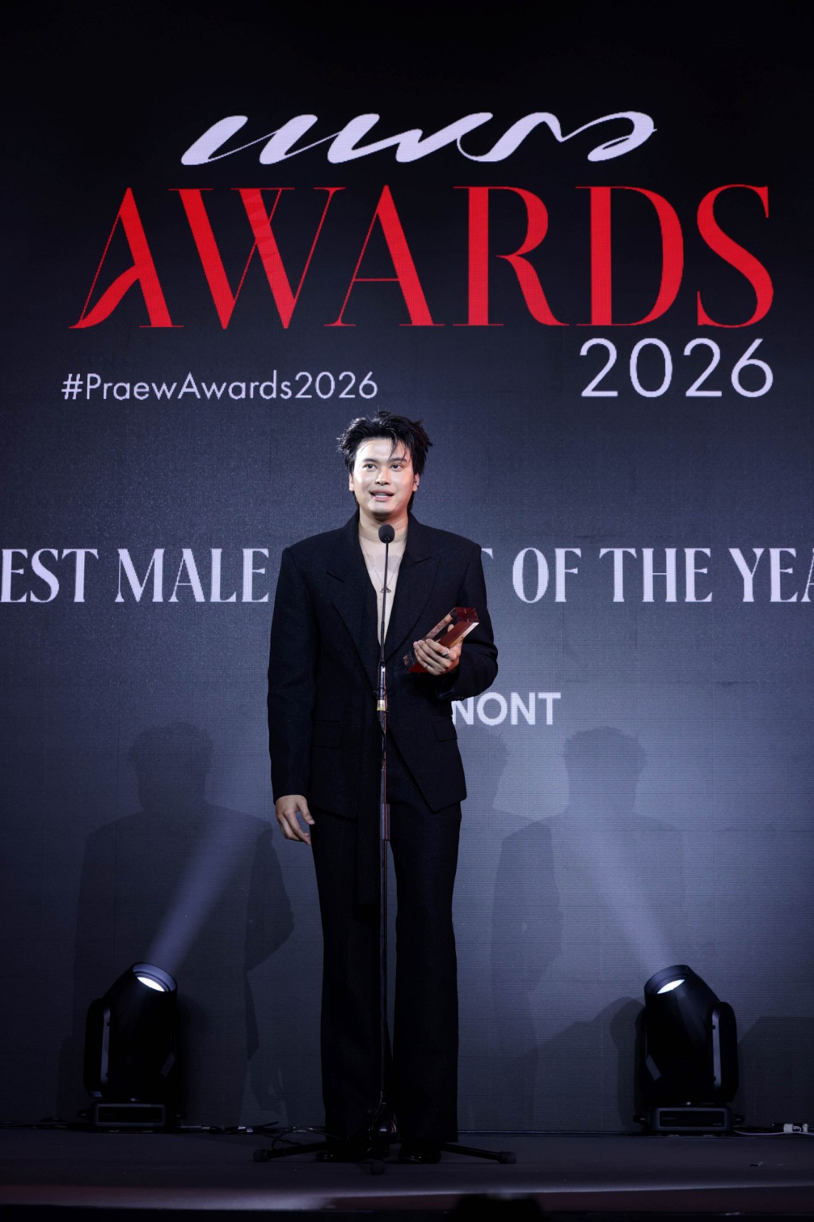 3 รางวัล Best Male Artist of the Year Praew Awards 2026 งานประกาศรางวัล ในวาระครบรอบ 47 ปี นิตยสารแพรว มอบให้แก่บุคคลที่โดดเด่นในแต่ละสาขา