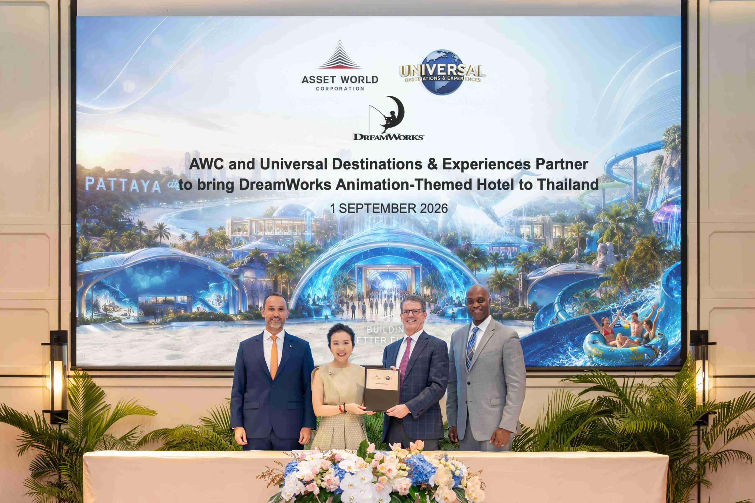 โรงแรมธีม DreamWorks Animation แห่งแรกของไทย ที่ Aquatique พัทยา 3 Main Photo AWC parnership with DreamWork scaled โรงแรมธีม DreamWorks Animation แห่งแรกของไทย ที่ Aquatique พัทยา