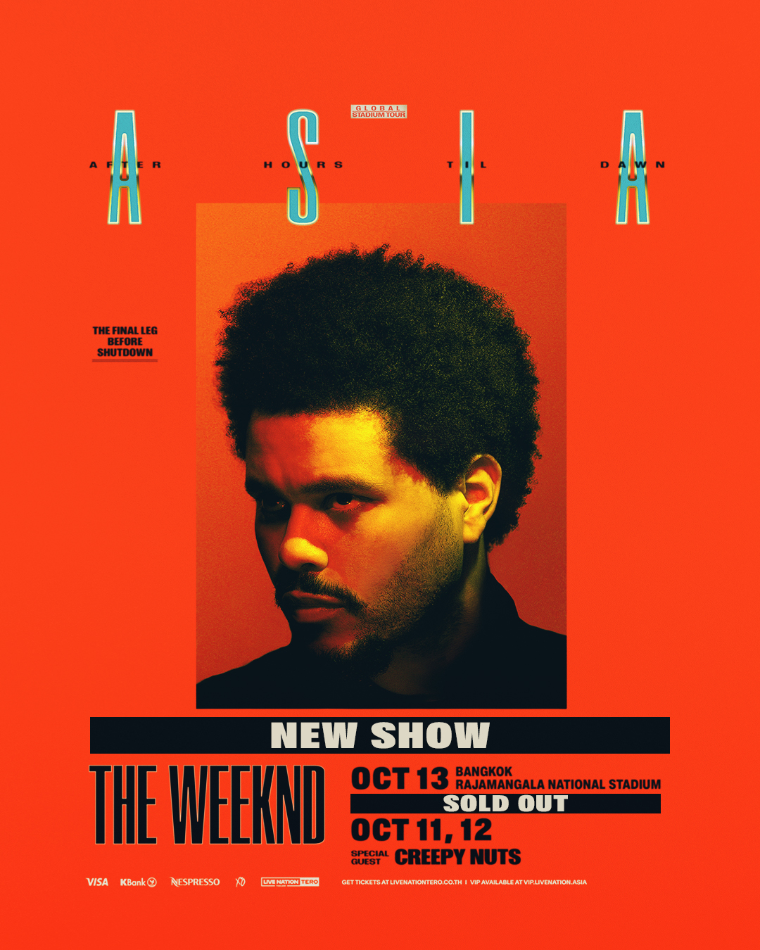 “THE WEEKND” คิกออฟทัวร์แล้วที่โตเกียว! กับ “AFTER HOURS TIL DAWN STADIUM TOUR”