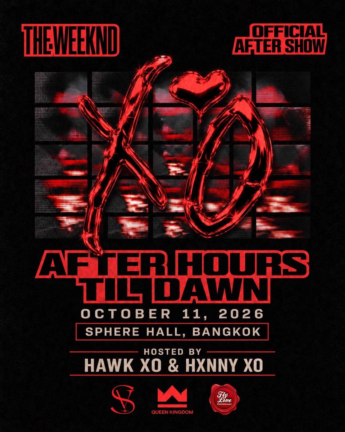 THE WEEKND AFTER HOURS TIL DAWN X’O OFFICIAL AFTERSHOW IN BANGKOK 11 ตุลาคม 2569 ณ Sphere Hall at Emsphere 1 1485700 THE WEEKND AFTER HOURS TIL DAWN X’O OFFICIAL AFTERSHOW IN BANGKOK 11 ตุลาคม 2569 ณ Sphere Hall at Emsphere