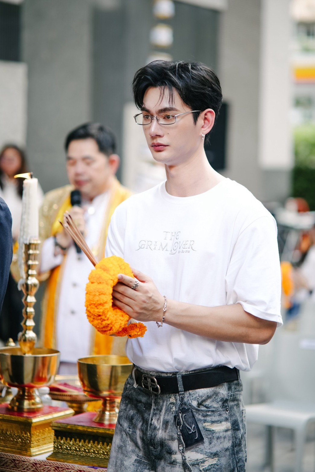 1793017484398 บวงสรวงแล้ว! “พูห์ - พาเวล” ชวนลุ้นรักต้องห้ามระหว่าง “มนุษย์” กับ “ยมทูต” ใน “THE GRIM LOVER” (รักลืมตาย)