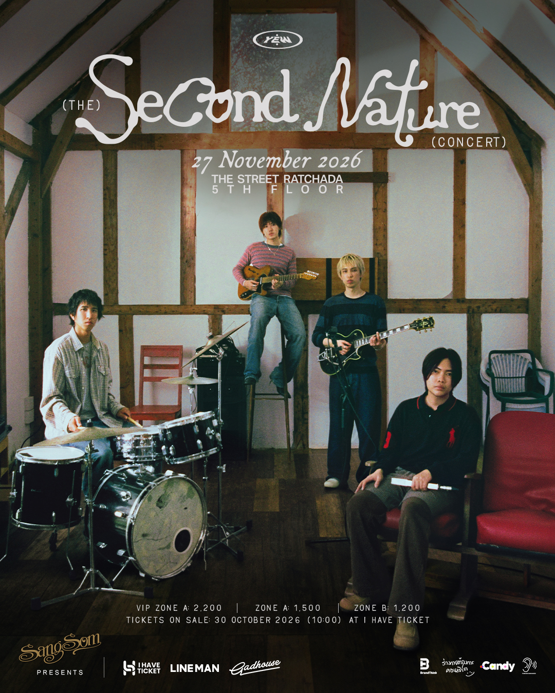 “YEW” เตรียมจัดคอนเปิด Chapter ใหม่ “YEW THE SECOND NATURE CONCERT” วันที่ 27 พฤศจิกายน 2569 ที่ THE STREET HALL 1 KV DRAFT FINALLLLLL “YEW” เตรียมจัดคอนเปิด Chapter ใหม่ “YEW THE SECOND NATURE CONCERT” วันที่ 27 พฤศจิกายน 2569 ที่ THE STREET HALL