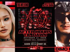 “THE WEEKND AFTER HOURS TIL DAWN X’O OFFICIAL AFTERSHOW IN BANGKOK” ประกาศแขกรับเชิญ “DIMO REX – GALCHANIE” พร้อมเสิร์ฟความมันส์ 11 ต.ค.นี้